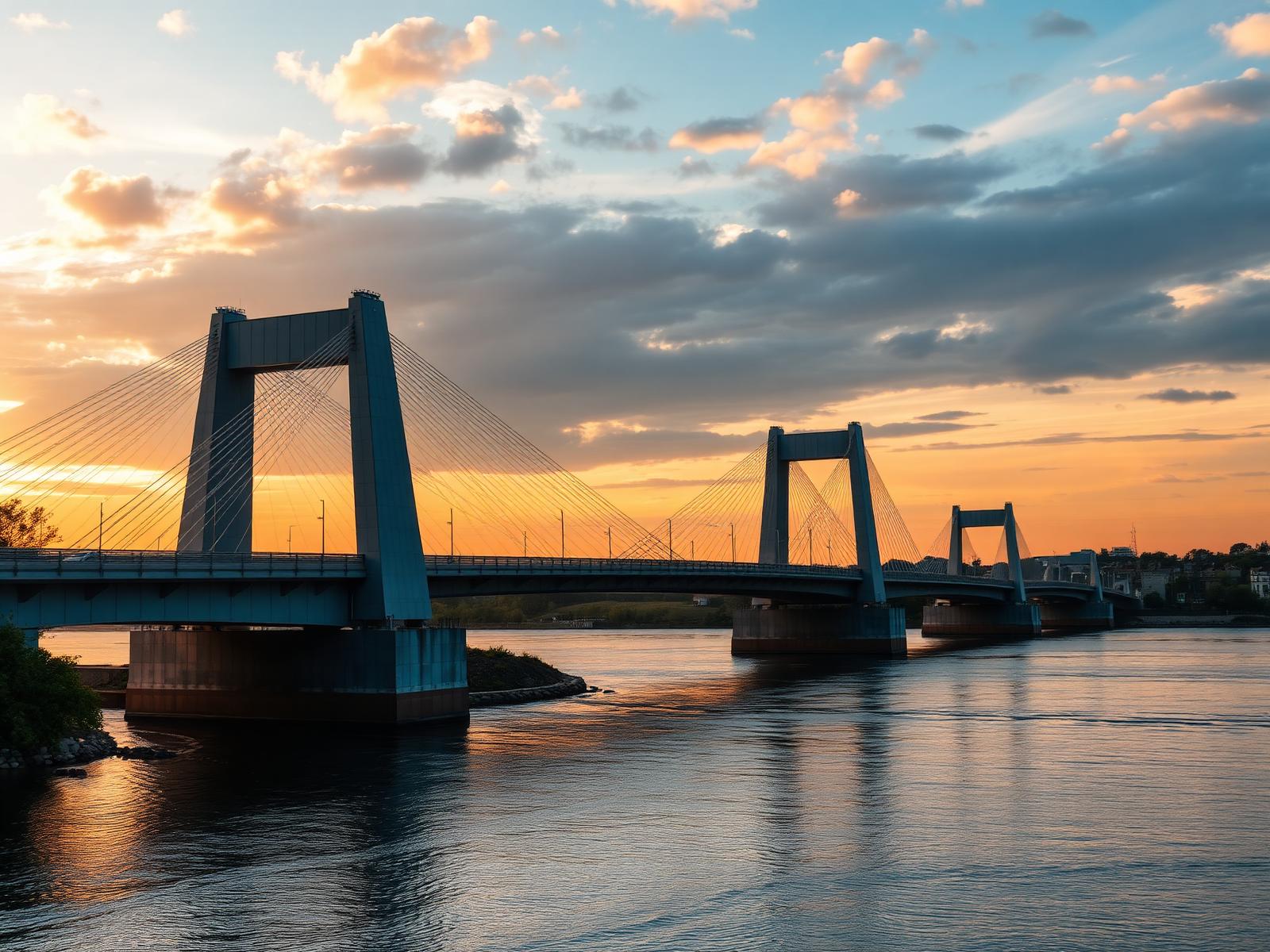 Kosi River Cable Bridge